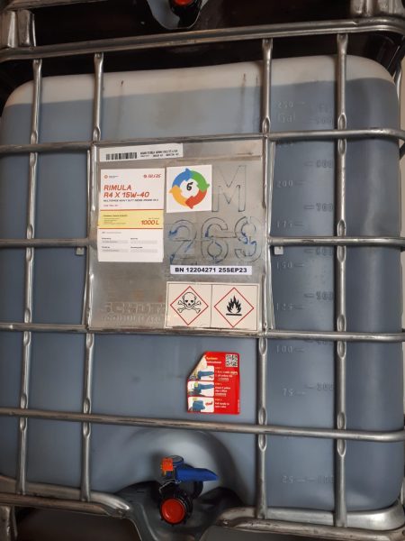 Shell Rimula R4 X 15W - 40 1000 L (1 IBC)